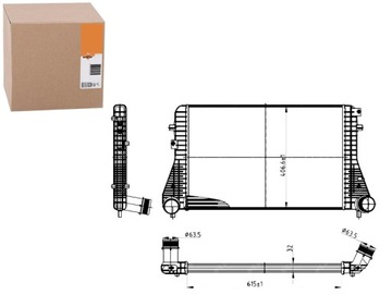 INTERCOOLER VW GOLF 6 1,6TDI-2,0TDI NRF