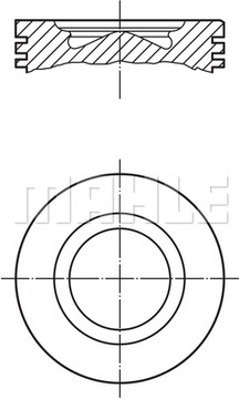 Поршні MAHLE 007 PI 00109 000