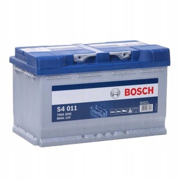 Akumulator BOSCH S4 011 80AH 740A L-