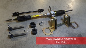 Fiat 126p ST FL EL Happy zestaw maglownica adapter