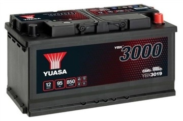 Акумулятор YUASA 95AH 850A YBX3019 DOJ + WYM LDZ