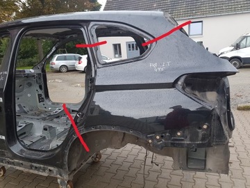 BMW X1 F48 błotnik ćwiartka lewa tył tylna czarna