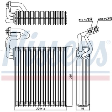 ВИПАРНИК КОНДИЦІОНЕРА HONDA CIVIC VII 7 01-05 1.6