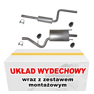 Tłumik komplet Chrysler Sebring 2.0i 2.4i 2.7i V6