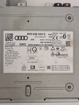 Audi A3 8Y Nawigacja Multimedia MIB3 TOP