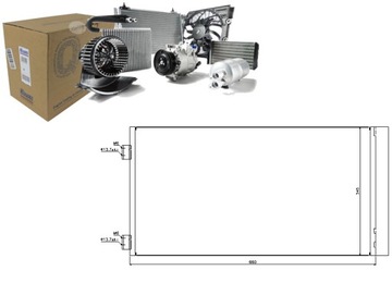 Конденсатор кондиционера MINI (R56) (R57) (R58) (R59