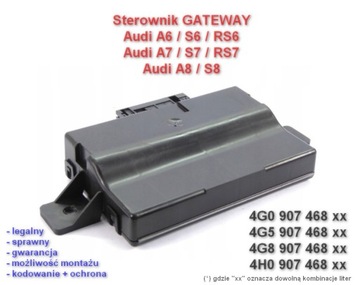 AUDI A8 S8 STEROWNIK GATEWAY 4H0907468C / 468C