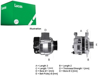 ГЕНЕРАТОР LUCAS ELECTRICAL 74903026 124325088 124