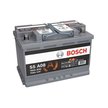 Akumulator 70 Ah BOSCH AGM S5A08 0 092 S5A 080