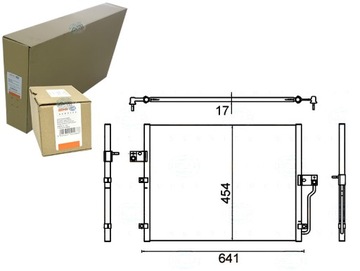 BEHR HELLA КОНДЕНСАТОР РАДІАТОР КОНДИЦІОНЕРА 684000