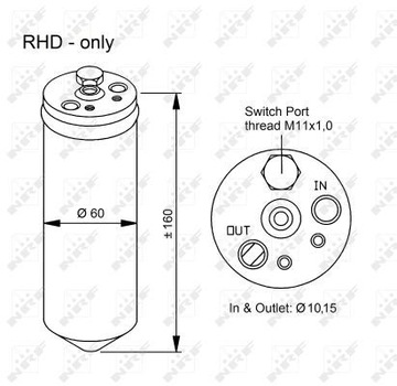 Осушувач кондиціонера NRF NRF 33320