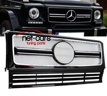 Решітка радіатора Mercedes G W463 89-12 AMG хром