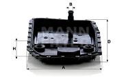 MANN + HUMMEL h 50 001 гідравлічний фільтр, автомат