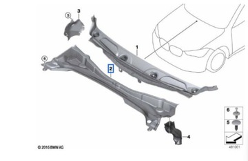 Облицювальний кожух облицювання CZ Нижня BMW X2 F39 18 -