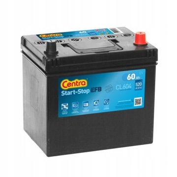 АКУМУЛЯТОР 60AH / 520A 12V P + START-STOP EFB