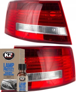 LAMPA TYŁ AUDI A6 04 LED SEDAN KPL + POWŁOKA