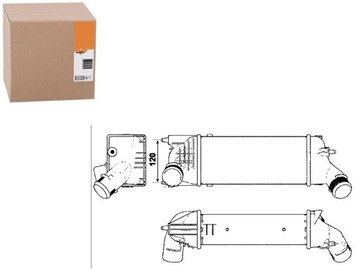 Інтеркулер CITROEN, PEUGEOT C5, 407 04-NRF