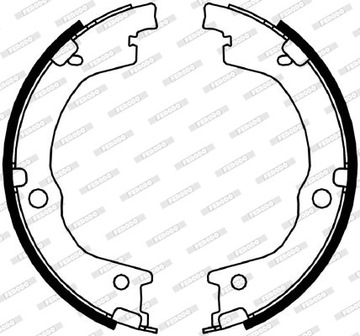 SZCZĘKI HAMULCOWE FERODO FSB4049