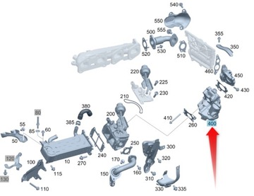 Клапан рециркуляції вихлопних газів EGR M651