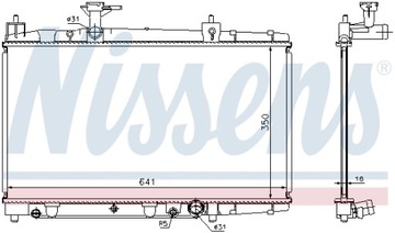 CHLODNICA WODY TOYOTA YARIS 1.4D 01-