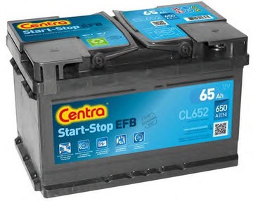 Akumulator Centra Start-Stop EFB 12V 65AH 650A R+