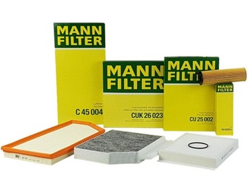 MANN ZESTAW FILTRÓW MERCEDES C W205 S205 200D