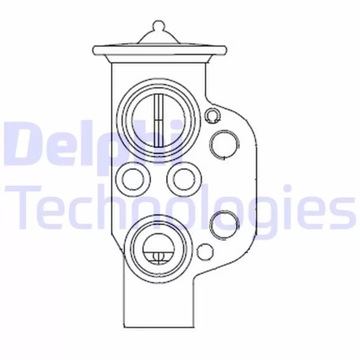 Delphi CB1004V Розширювальний клапан, кондиціонер