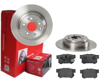 ДИСКИ КОЛОДКИ BREMBO ЗАДНІЙ HONDA ACCORD VIII 305MM