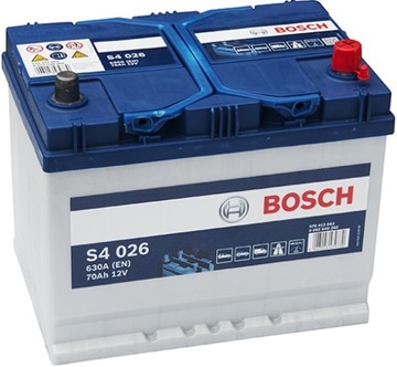 аккумулятор BOSCH S4 70AH 630A S4026 S4 026 70 Ah