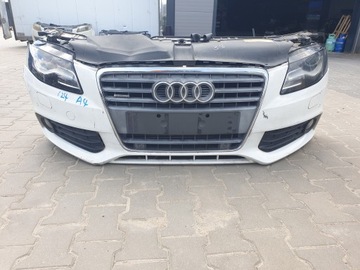 AUDI A4 B8 PAS PRZEDNI PRZÓD KOMPLET ZDERZAK LAMPY