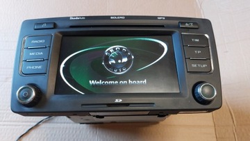 SKODA OCTAVIA II LIFT RADIO BOLERO 1Z0035156F +KOD