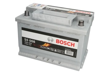 Акумулятор BOSCH S5 008 (77ah / 780a, праворуч+, B13)