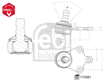 Штифт важеля управління ProKit 175481