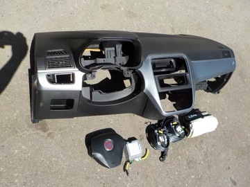 konsola airbag pasy komplet fiat grande punto 10r