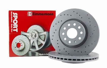 Диски ZIMMERMANN SPORT передние AUDI A4 B8, B9 314 мм