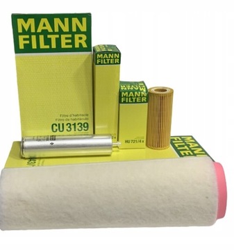 Комплект фільтрів MANN FILTER BMW 5 E60 E61 525 530D