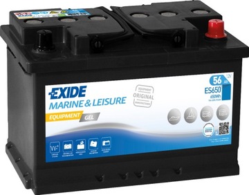 Akumulator Exide ES 650 12V 56Ah 650Wh 410A