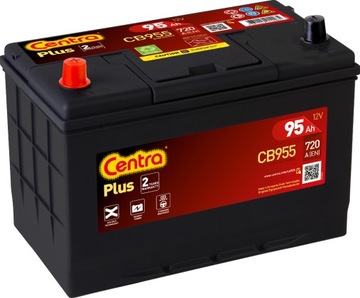 Akumulator Centra Plus 12V 95Ah 720A L+ CB955
