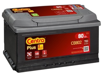 CENTRA PLUS CB802 80AH 700A P+