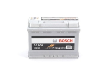 Аккумулятор 77AH 780A SILVER S5 P+ BOSCH 0092S5008