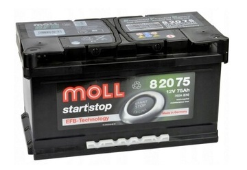 Akumulator MOLL EFB 75Ah 760A START STOP L4B Gw3 L