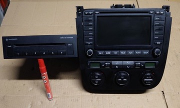 RADIO NAWIGACJA ZMIENIARKA CD PANEL VW GOLF V