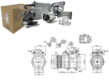 КОМПРЕСОР КОНДИЦІОНЕРА KIA SORENTO 2.5 D 08.02-N