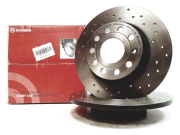 BREMBO TARCZE HAMULCOWE TYŁ 08.B413.1X