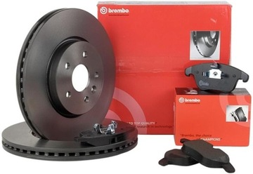 BREMBO ДИСКИ + КОЛОДКИ СПЕРЕДУ KIA SORENTO І 302 ММ