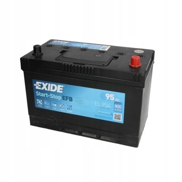 Акумулятор EXIDE EFB 95AH 800A P+