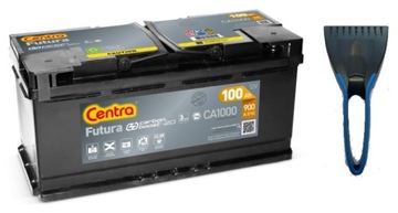 AKUMULATOR CA1000 CENTRA 100AH 900A FUTURA