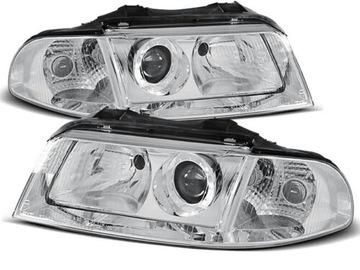 LAMPY REFLEKTORY DO AUDI A4 B5 LIFT 99-00 SOCZEWKI