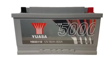 YUASA 5000 YBX5110 12V 85AH 800A