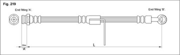 STARLINE ГАЛЬМІВНИЙ ШЛАНГ ELAST S HA AM. 1213 ШТ